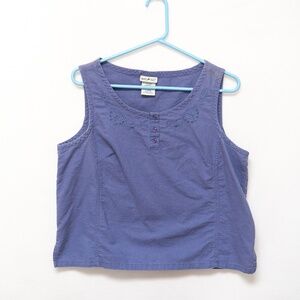 Vintage White Stag embroidered sleeveless tank top - Size 12/14, good condition